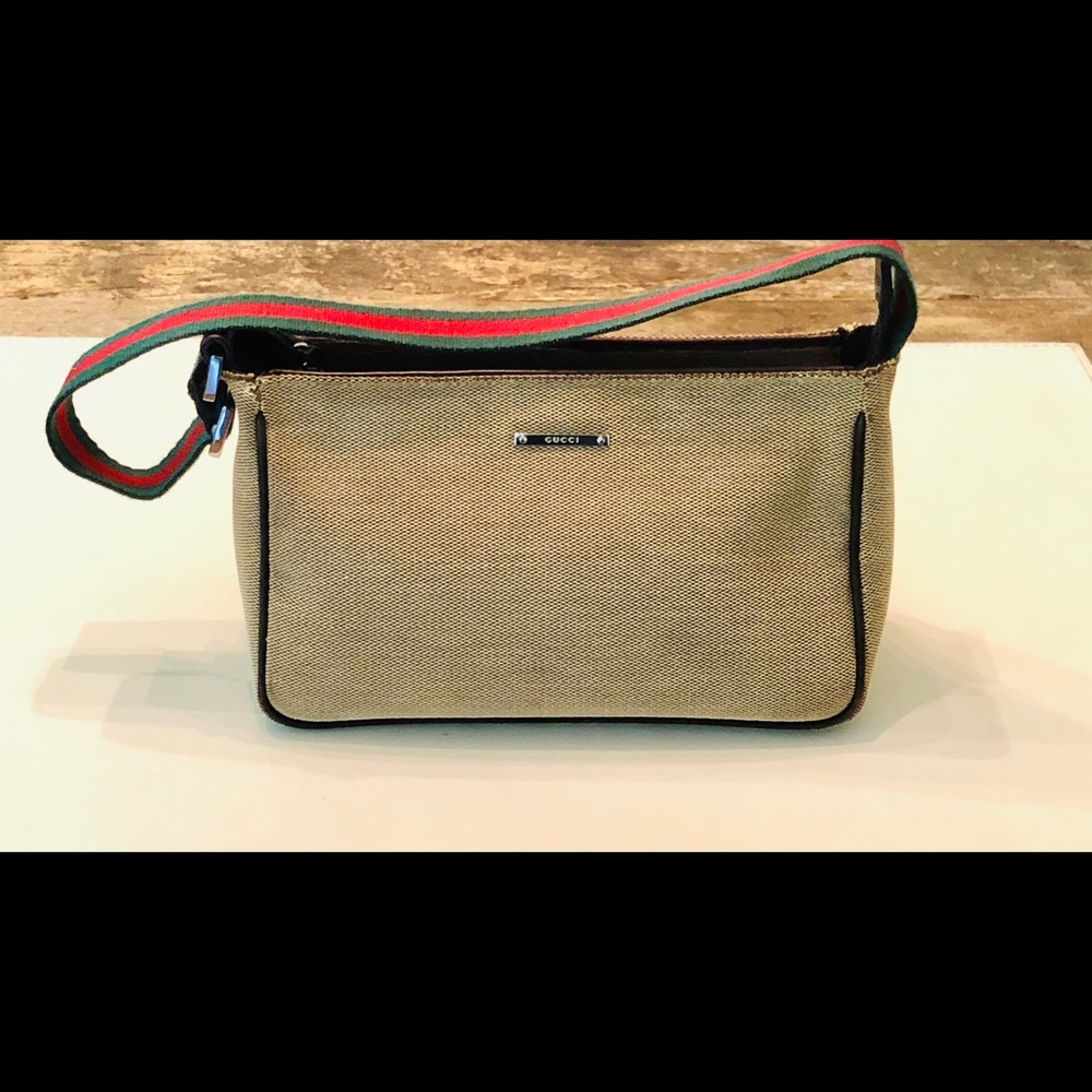 Gucci Mini Canvas Shoulder Bag
